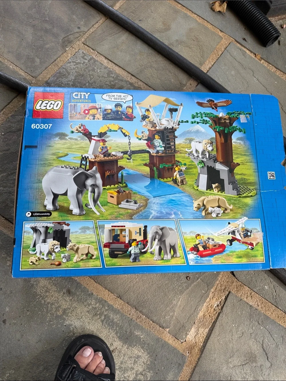 Lego City set plus additional set with train tracks